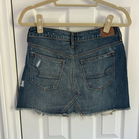 High rise jean skirt - Picture 2 of 4